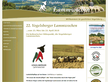 Tablet Screenshot of lammwochen-vogelsberg.de